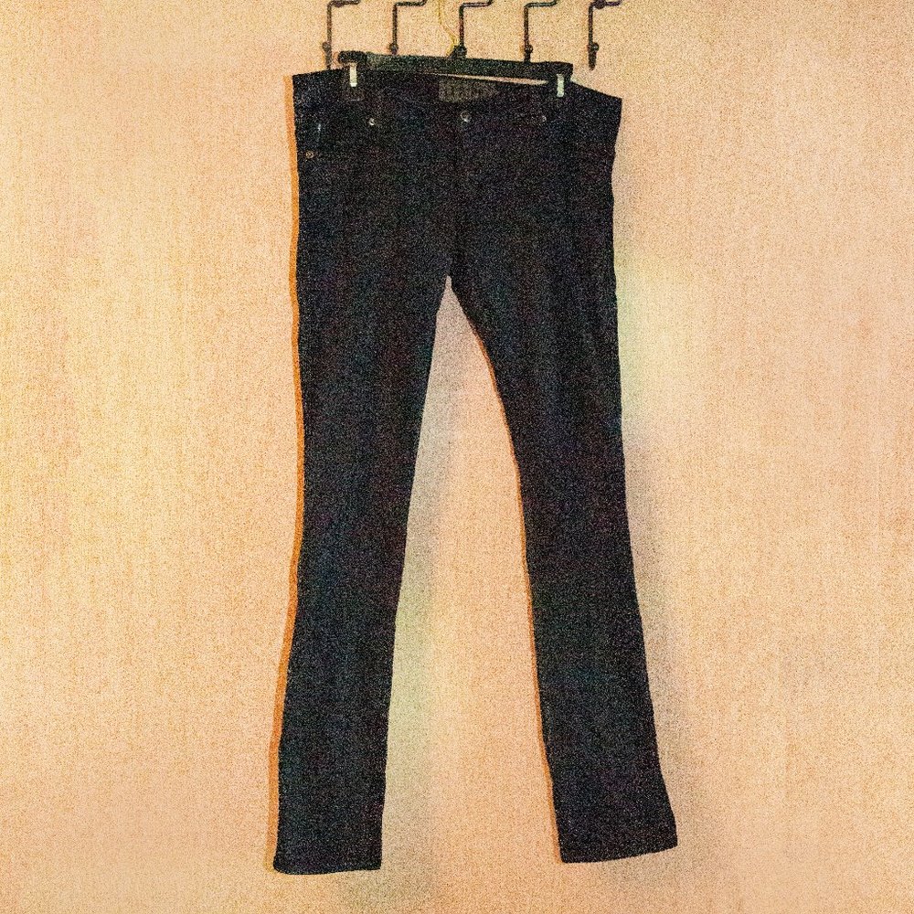 Hot Topic Tripp NYC Navy Skinny Straight Leg Jean Pants, Size 13 GUC